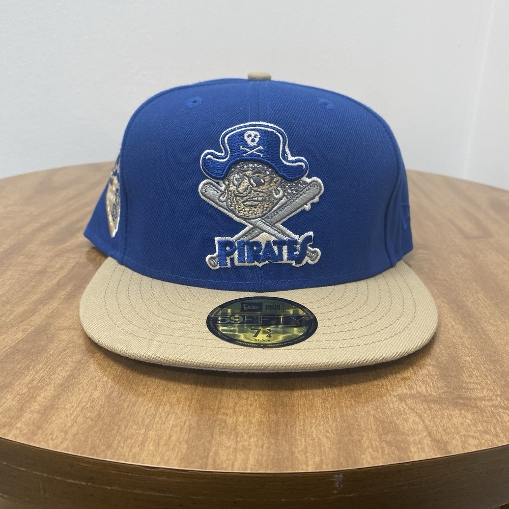 New Era Pittsburgh Pirates 59FIFTY Hat 1959 ASG Side Patch 7 3/4 blue/cream‎